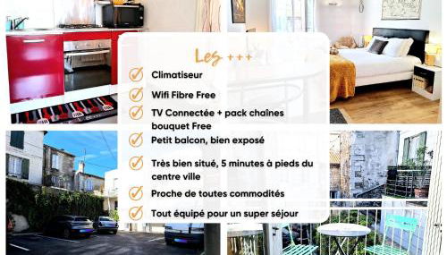 Charmant Studio proche centre avec balcon+parking - Foto 4