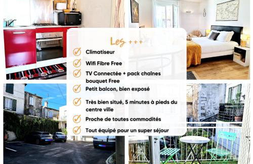 Charmant Studio proche centre avec balcon+parking - Foto 4