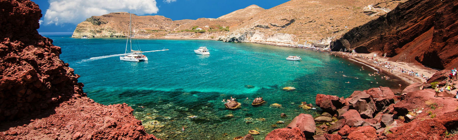 Akrotiri, Red Beach & Oia Day Trip