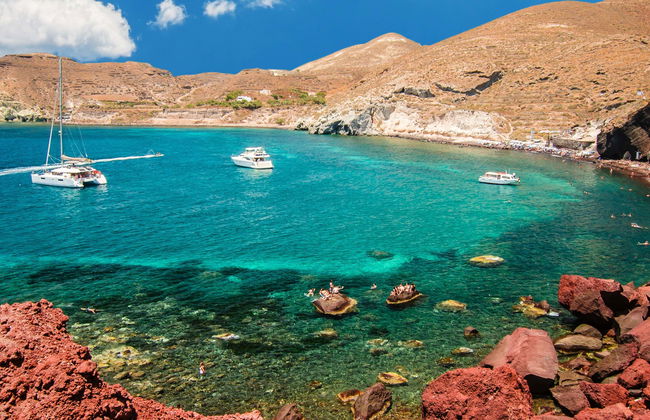 Akrotiri, Red Beach & Oia Day Trip - Photo 1