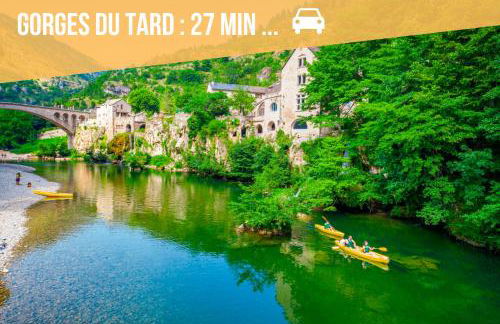 Le Bohème - Spa/Netflix/Wifi Fibre - Séjour Lozère - Foto 30