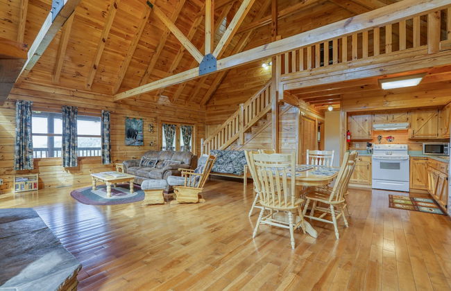 Mountain View - 2 Bedrooms, 2 Baths, Sleeps 6 Cabin by RedAwning - Foto 15