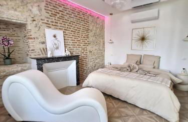 L'audacieuse-Jacuzzi et sauna , miroir suspendu - Foto 3