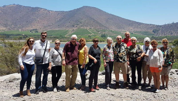 Group photo in Isla de Maipo