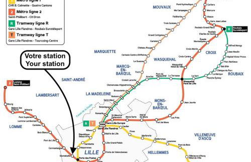 Lille center equipped and bright apartment - Foto 19