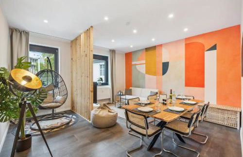 maremar - Design im Zentrum - 2 Schlafzimmer - Luxus Boxspringbetten - Küche - Arbeitsplätze & Highspeed WLAN - Balkon - Foto 5