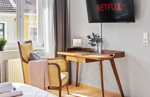 SOLARIS - COZYHOMZ - ALTSTADT - AN DER ELBE - für Paare - S-BAHN DD - Foto 39