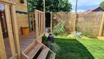 Roulotte à la Ferme Buissonnière - Foto 3, Garden