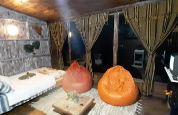 Chalé Pakere Bellavista - visão magnífica do vale e montanhas a mais de mil metros de altitude, wi-fi, sauna, piscina e água de nascente - locação do chalé sem prestação de serviços - Foto 13