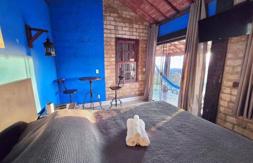 Chalés Vila Real - Tranquilidade na Serra de Carrancas - Piscina com uma vista espetacular do Pôr do Sol - Foto 50