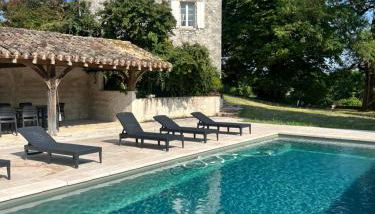 Maison 8 couchages piscine privée - Foto 1, sunbed