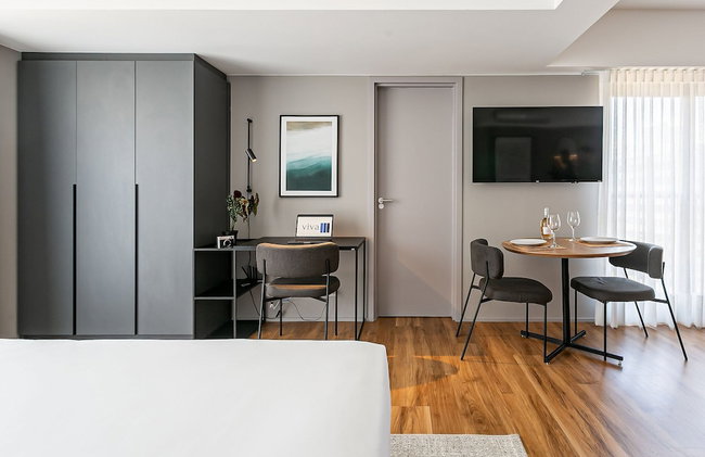Studios Rio Branco by Viva - Prédio moderno, aptos com cama king-size no centro de Floripa - Foto 10