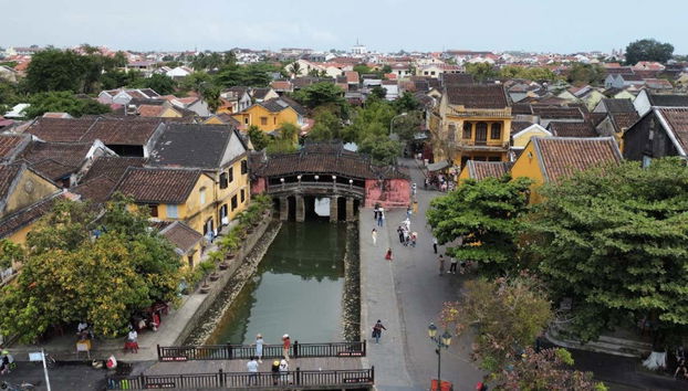Panorámica del centro histórico de Hoi An