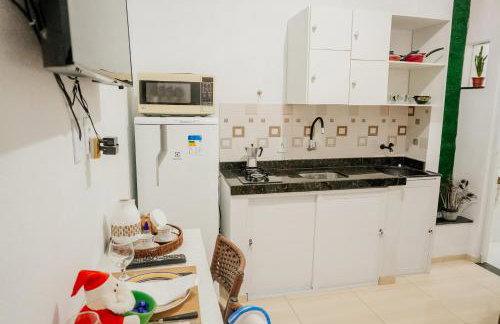 Studio à 400m mar,cozinha completa, wi-fi 95mbs ideal para casais - Foto 2