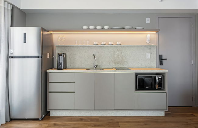 Studios Rio Branco by Viva - Prédio moderno, aptos com cama king-size no centro de Floripa - Photo 21