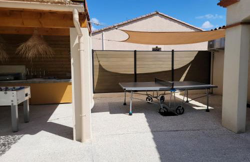 Villa piscine chauffée babyfoot pétanque ping-pong - Foto 29