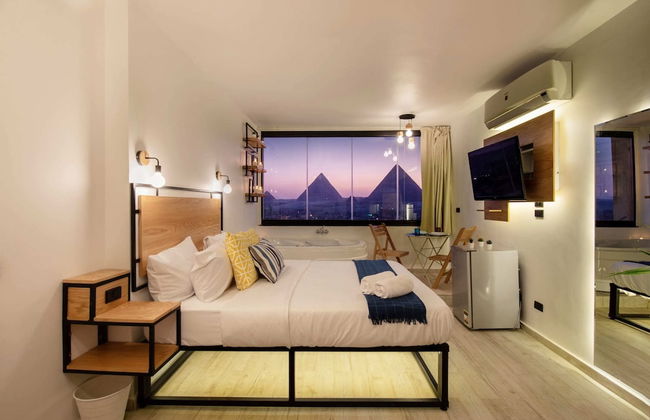 Jacuzzi Studio @ The Pyramids Free Airport Pickup - Foto 5