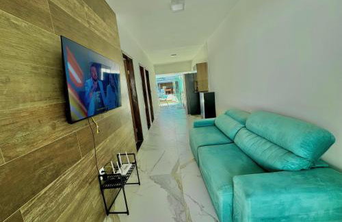 Bela acomodação em jacuipe com churrasqueira, piscina, mesa de sinuca e três quartos, dois sendo suítes! Além de muito espaço por toda a área! - Foto 11