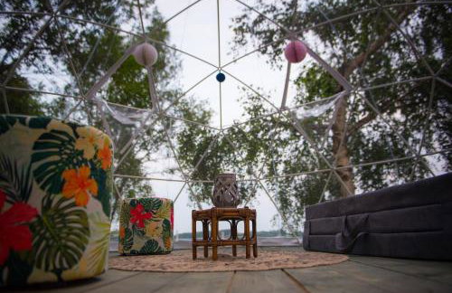 JURA GLAMP luksusowe całoroczne domki na wyłączność KOPUŁY IGLOO taras ogród - Foto 29