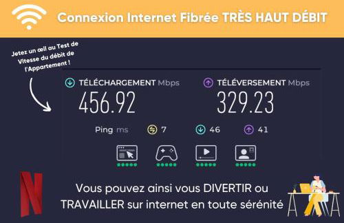 Idéal couple & pro centre calme, wifi, proche gare - Photo 6