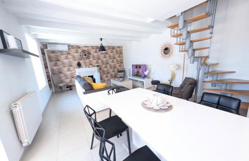 Escapade poitevine - Maison climatisée avec 3 Ch - 4 min Futuroscope et Aquascope - Foto 13