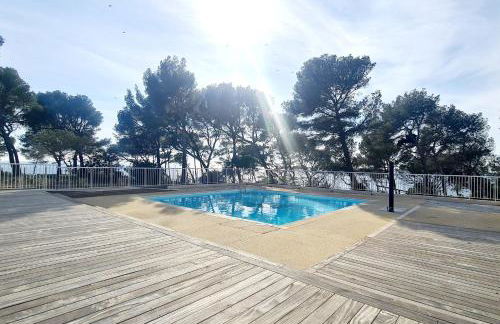 SUPERBE APPARTEMENT VUE MER - PLAGE, PISCINE et TENNIS PRIVE - Foto 27