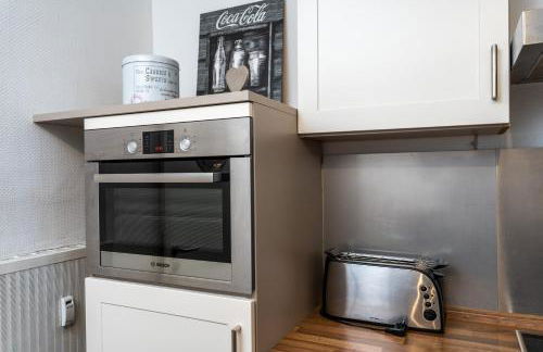 Art City-Studios Kassel 6 und 9 mit 2 Schlafzimmern, groß, modern, citynah, kostenfreie Parkplätze, Süd-Balkons, ruhig, Herkulesblick, voll ausgestattet - Foto 36