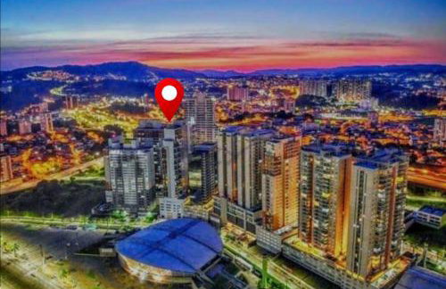 Flat luxo, mobiliado c/ ar, wi-fi, pisc. e academia - Foto 28