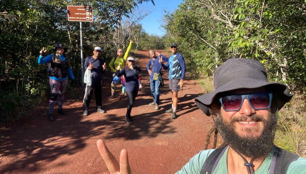 Senderismo hasta el Morro de São Jerônimo - Foto 5, Foto de grupo con el guía