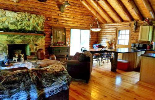Charming Log Cabin Getaway with Private Hot Tub near Decatur, Illinois - Foto 12