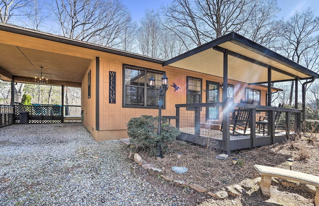 Unwind Fireside Serene Murphy Escape with Hot Tub! - Photo 15