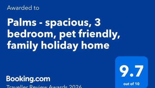 Palms - spacious, 3 bedroom, pet friendly, family holiday home - Foto 2