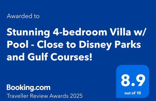 Stunning 4-bedroom Villa w/ Pool - Close to Disney Parks and Gulf Courses! - Photo 61