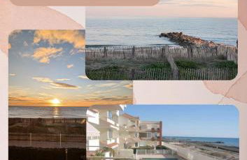 Studio Vue mer, Piscine, Wifi, Climatisation, Parking privé, Terrasse 1ère ligne - La Coulée Douce - Foto 23