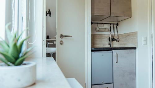 Proud-Apartments Gießen - Foto 5, stove, minibar