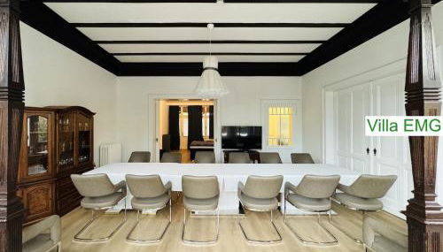 Ferienhaus Villa EMG Velbert nah Düsseldorf Essen Dortmund, Familien Gruppen bis 27 Personen, 3 Küchen, Kaminofen, Terrasse - Foto 2