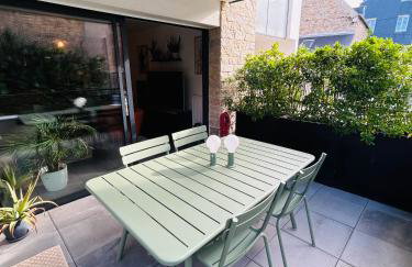 L'Hermine terrasse et parking, 500 plage - Foto 22
