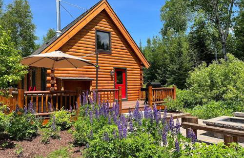 BC Log cabin with private beach river fire pit AC wifi onsite trails ski slope views - Foto 58
