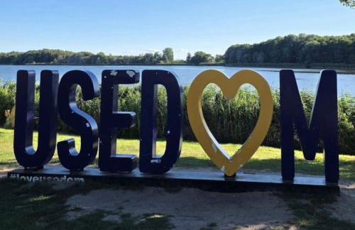 Apartmenthaus-Usedom FamStopp "Kajüte 9" Balkon mit Blick auf den Garten - strandnah - Foto 16