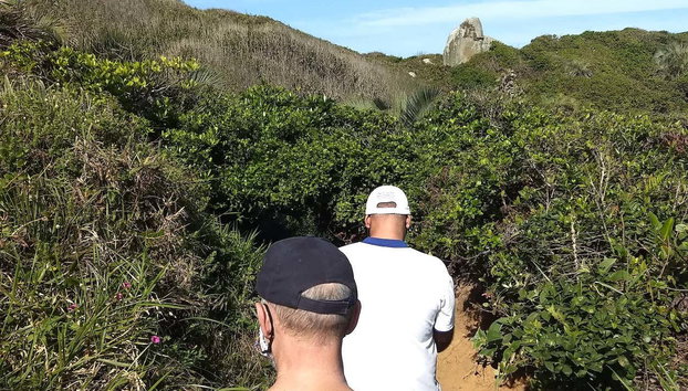 Senderismo por la playa da Vila - Foto 4, Durante la ruta de senderismo