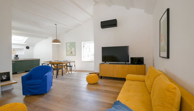 Radiant and Trendy Downtown Rovinj Apartment - Foto 5, Sala de estar