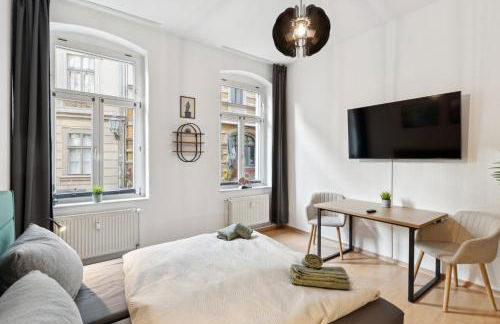 Larooms Halle - Apartment KU11 - 2 Schlafzimmer - 4 Betten - Waschmaschine & Trockner - Foto 8