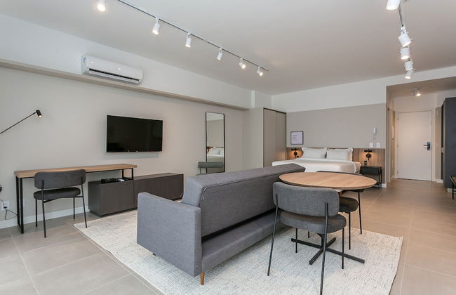 Studios Tower by Viva - Prédio com piscina e estacionamento no centro de Floripa - Foto 11