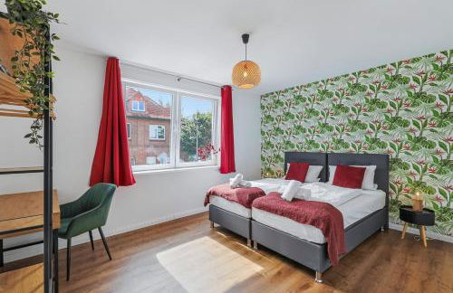 ARCHIPEL - Balkon - nahe Hamburg - Lounge - Smart TV - Parking - Foto 4