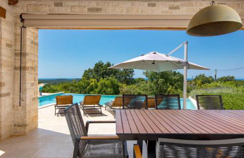 Villa Plava with Panoramic Seaview and big pool - Foto 10