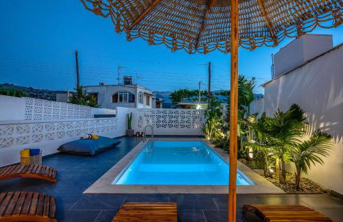 Serene Pool Villa - 8 min to Kalyves Beach - Foto 30