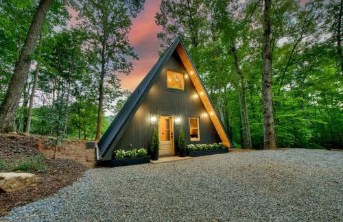 Romantic A-Frame Cabin w Firepit, Patio, Fireplace, Games in Blue Ridge Mountains - Photo 37