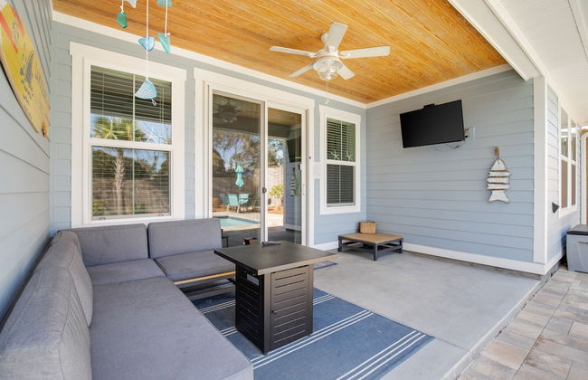 Gorgeous 3bd/2.5ba NEW Home w/ Private Heated Pool Steps From Beach! - Foto 42