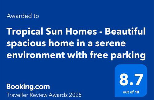 Tropical Sun Homes - Beautiful spacious 3 bed home in a serene environment with free parking for 2 cars - Foto 3