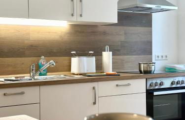 Modernes Apartment mit Queensize-Bett, NETFLIX, Küche, Erdgeschoss, Nähe AMEOS Klinik - Foto 44